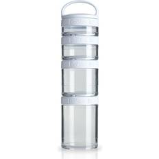 Sí Contenedores de comida para bebé y dosificadores de leche en polvo Blender Bottle GoStak Starter 4 Pak recipientes para guardar comida color White 1 ud