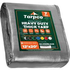 12 x 20 tents Tarpco Safety Silver/Black 7Mil 12 x 20 Tarp, TS-201-12X20, TS-201-12x20