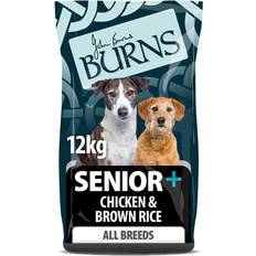 Burns Senior+ Dry Dog Food with Chicken & Brown Rice 12kg Bag