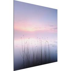 Materiales de Hoja Tableau sur aluminium Idylle au lac