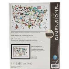 Dimensions Dimensions Craft Kits Illustrated USA Counted Cross-Stitch Kit