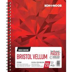 Koh-I-Noor Bristol Pad 20 Sheets Vellum 9 x 12