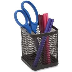 Red Graphite Pencils TRU RED Stackable Wire Mesh Regular Pencil Holder TR57575-CC