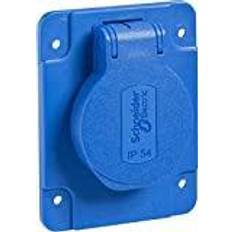 Wandcontactdozen uitverkoop Schneider Electric PKS62B Stopcontact IP54 IK08 Blauw