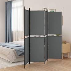 vidaXL 4-Panel Anthracite 78.7 x 70.9 in Room Divider