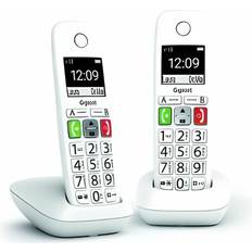 Gigaset duo Gigaset E290 Duo Trådløs Telefon Hvid