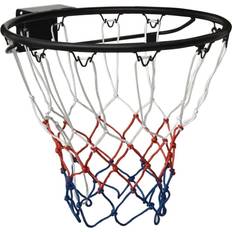 Black Basketball Hoops vidaXL Basketball Ring Black 45 cm Steel