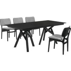 Furniture Armen Living Cortina Lima 5 Dining Set