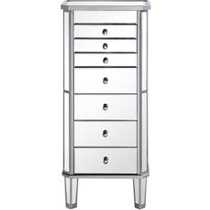 Transparent Chest of Drawers Elegant Lighting MF6-1003 18" the Chest of Drawer