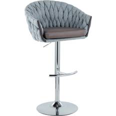 Lumisource Orchid Braided Matisse Bar Stool