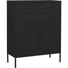 vidaXL 31.5" Steel Combo Storage Cabinet