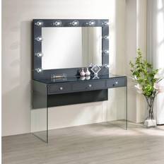 Gray Dressing Tables Coaster Afshan 3-drawer Vanity Dressing Table