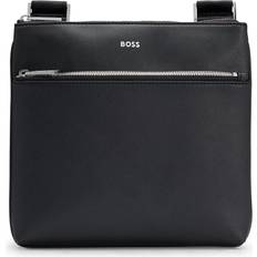 HUGO BOSS Bags HUGO BOSS Black Zair Envelope Faux Leather Crossbody Bag
