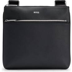 HUGO BOSS Sacs bandoulière HUGO BOSS Sacoche Homme enveloppe Noir cuir Bagagerie Blanc