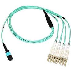 Cables Axiom MPO FEMALE TO 4 MULTIMODE OM3 50/125 FIBER OPTIC