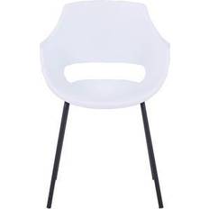 SIT Plastic Metal White Kitchen Chair