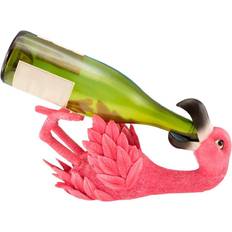 Pink Wine Racks Beachcombers Funny Hot Flamingo Vinstativ