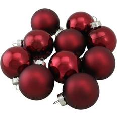 Northlight WY00723 Burgundy Glass Ball Christmas Tree Ornament