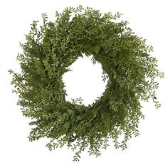 Natural Decorations Nearly Natural Wreaths Green 27'' Grass Wreath Decoration