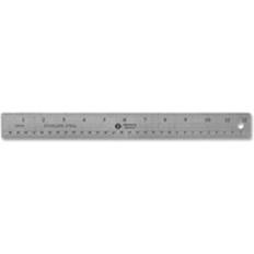 Silver Rulers Business Source Nonskid Steel Ruler Length