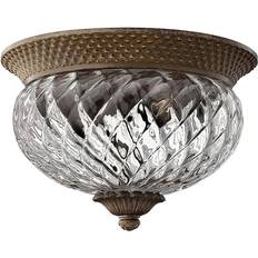 Bronze Deckenfluter Elstead Lighting Plantation 2 Ceiling Flush Light