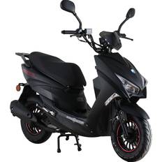 Motorroller ALPHA MOTORS Motorroller »Speedstar « 50 cm³ 25km/h, Euro 5 schwarz