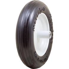 Tires Marathon 00003 3.50/2.50-8 Flat Free Wheelbarrow Tire Ribbed Tread 6" Centered Bearings