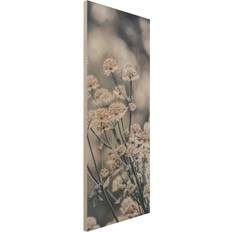 Bois Tableau en bois Bouquet de fleurs mystiques