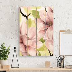 Maderas Impression sur bois Magnolia Blushing II