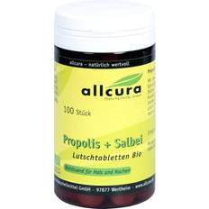 Natur Nahrungsergänzung PROPOLIS SALBEI Lutschtabletten Bio 100