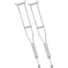 Health Drive Medical Walking Crutches with Underarm Pad and Handgrip rtl10402