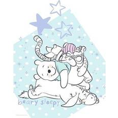 Blau Plakate & Poster Komar Winnie the Pooh Beary Sleepy