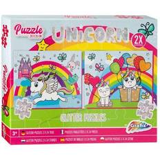 Grafix Glitter Puzzle Set 2x24st. assorted Floor Fjernlager, 6-7 dages levering