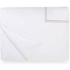 Egyptian Cotton Duvet Covers SFERRA Grande Hotel Twin Duvet Cover White, Beige