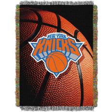 NBA NORTHWEST New York Knicks Woven Tapestry Blankets Blue