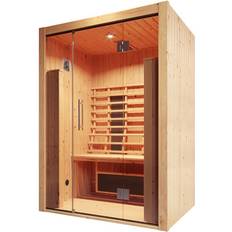 Sauna's Weka Infrarood Sauna Hamina 2 103,5x138cm Naturel