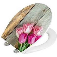 Wenko Sedile WC Acrilico Lucido Tulip