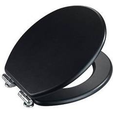 Wenko Toalettillbehör Wenko WC Seat Duroplast Svart 0 x 46 x 39 cm