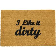 I Like It Dirty Doormat Black