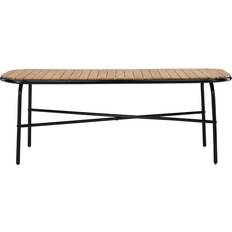 Reforma Gartentisch Holmbeck 200 x 90 x 75 cm Schwarz