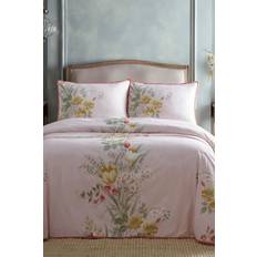 Textiles Appletree Heritage Thread Count Duvet Cover Pink