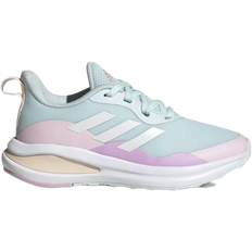 Adidas FortaRun Sport Running Lace Shoes - Almost Blue/Cloud White/Clear Pink