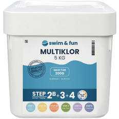 Bassengkjemi Swim & Fun Multichlor Tablets 5kg