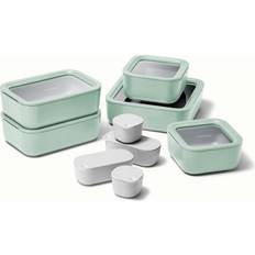 Caraway 14-Piece Ceramic Coated Glass Food Storage Set Boîte alimentaire