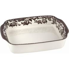 Brown Oven Dishes Spode Delamere Rectangular Handled Lasagne Baking Ildfast form