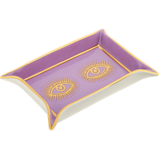 Violet Plateaux de service Jonathan Adler Eyes Valet Tray Plateau de service