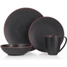 Negro Juegos de Vajilla Nambe Taos 4-Piece Place Setting Juego de Vajilla