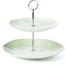 Handwash Serving Trays Lenox Oyster 2 Tiered Serving Tray