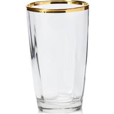 Oro Bicchieri Vietri Optical Gold Highball Bicchiere