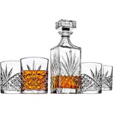 Godinger Dublin Crystal 5 Decanter Whiskey Carafe